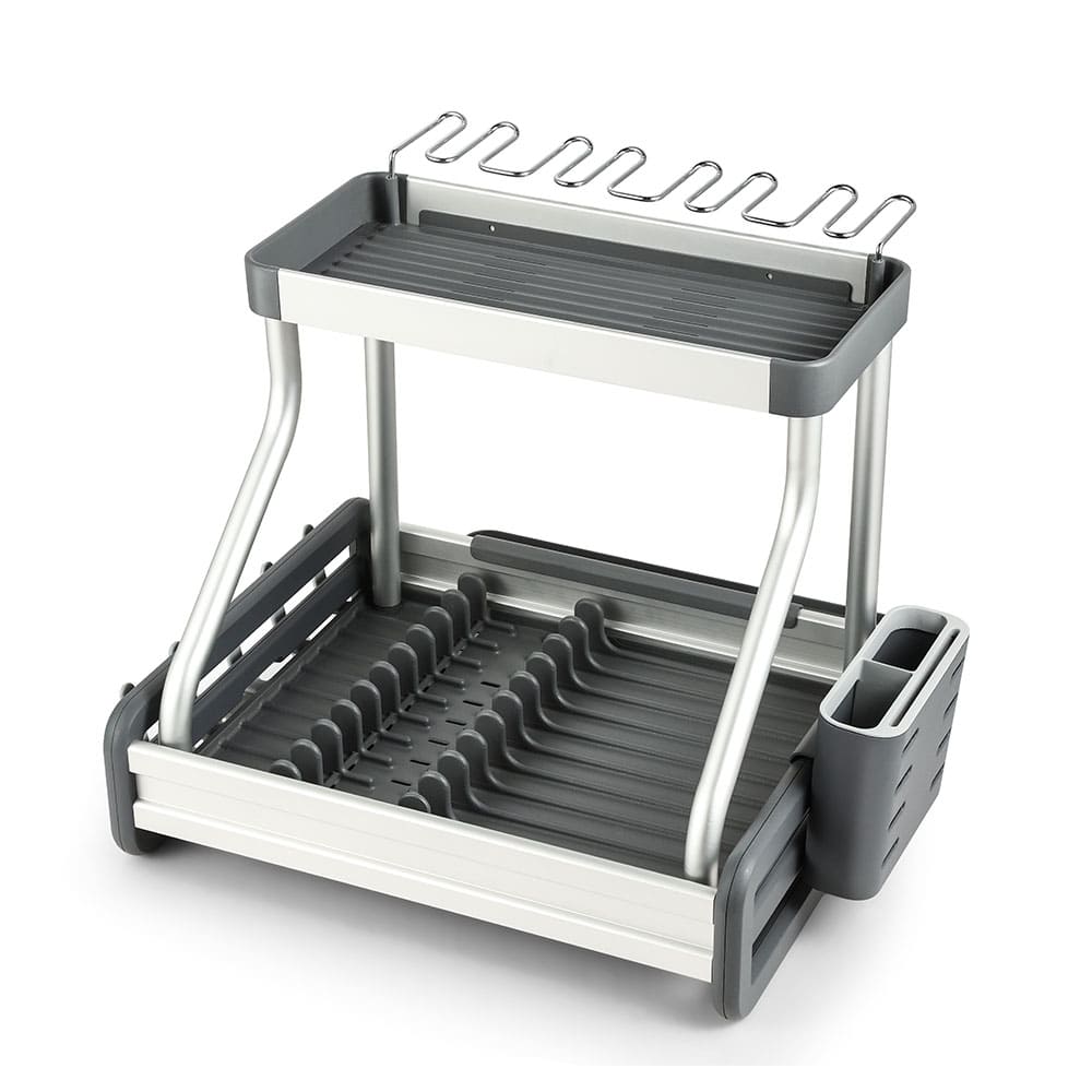 Escurridor de aluminio para trastes Namaro Design™ Sydney, 2 niveles