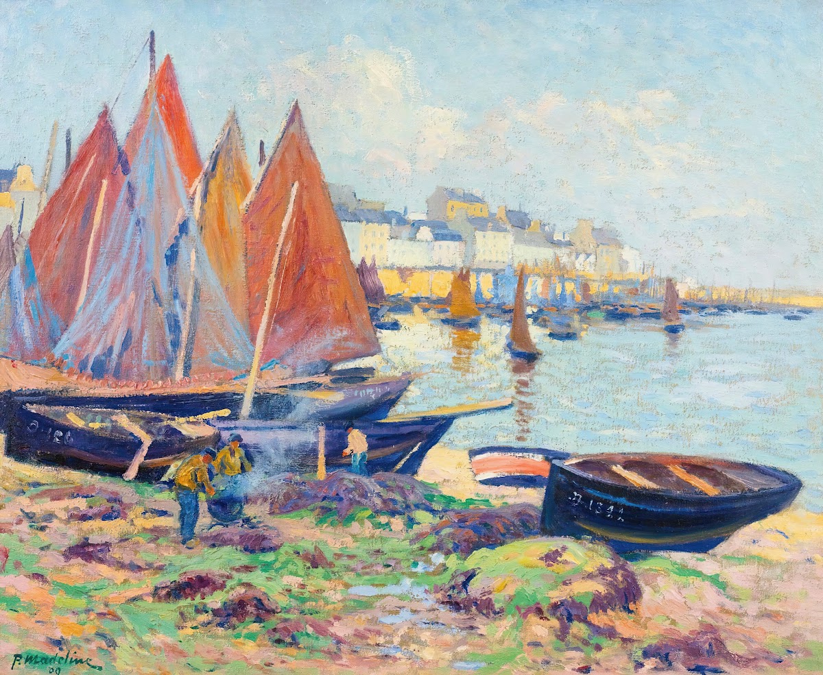 Bateaux Et Débardeurs 1909