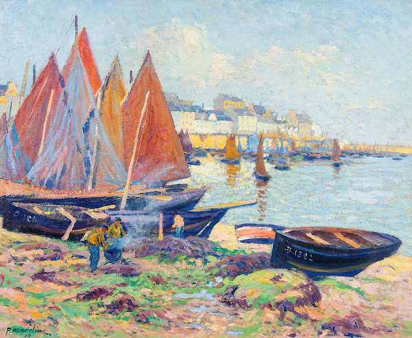 Bateaux Et Débardeurs 1909