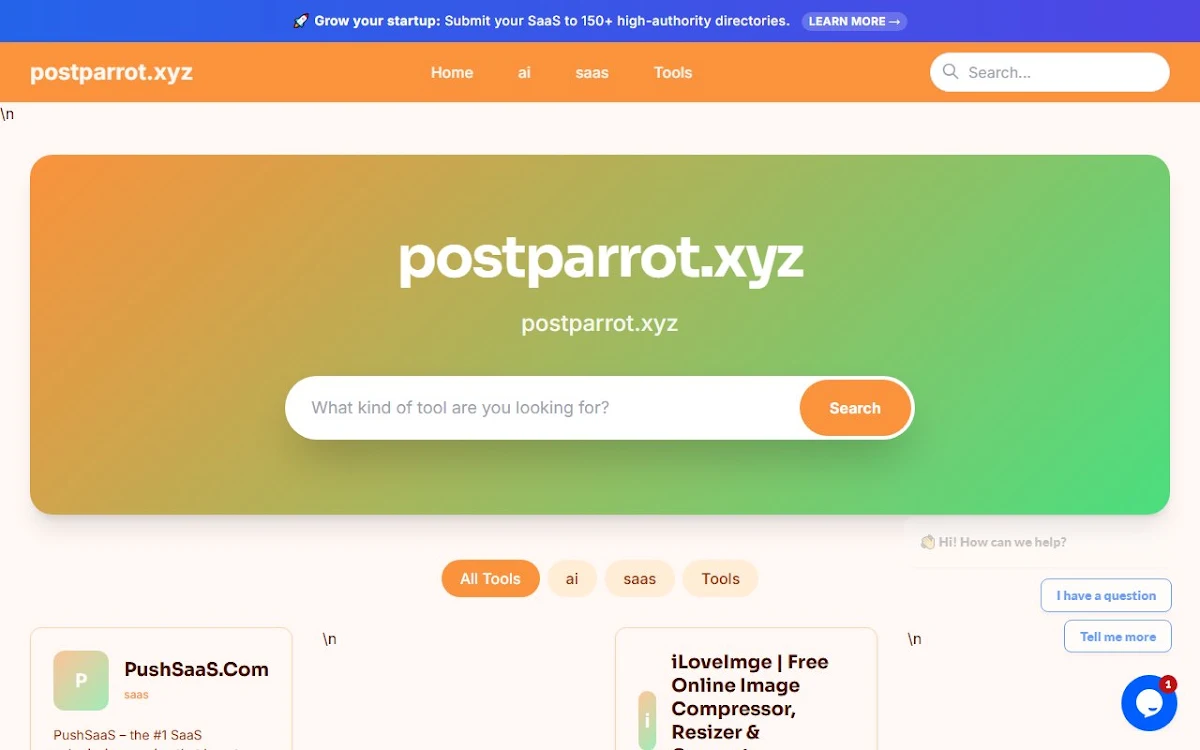 Captura de Post Parrot
