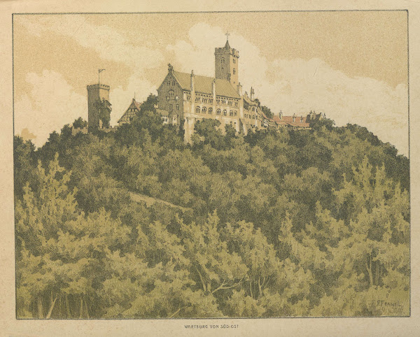 Wartburg von Süd Ost after 1900