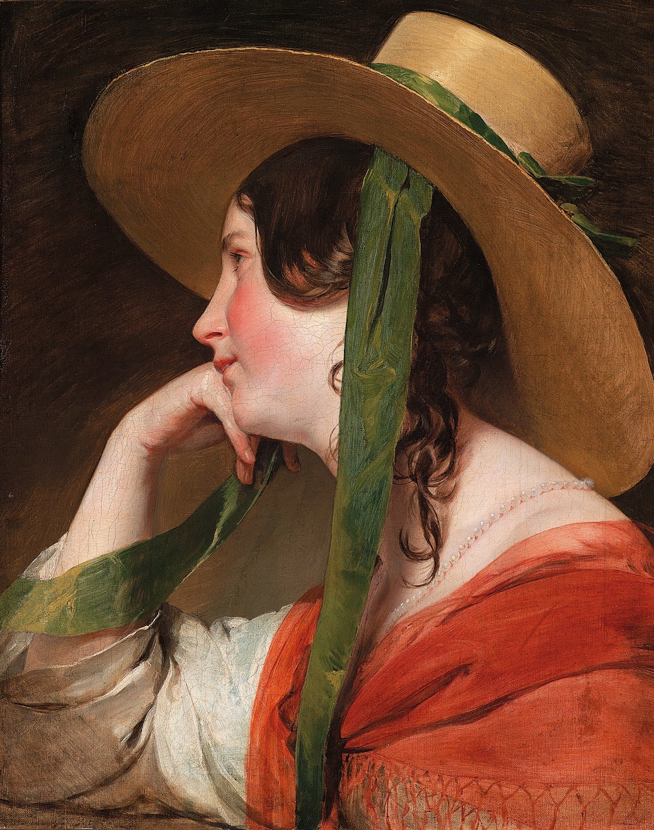 Mädchen mit Strohhut
