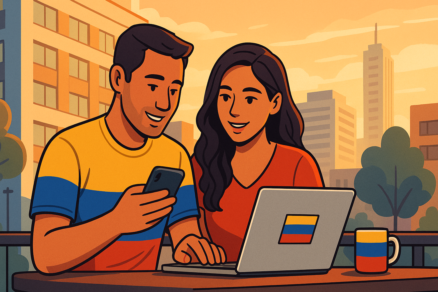 Venezolanos en el exterior comparando opciones de remesas Venezuela desde el celular