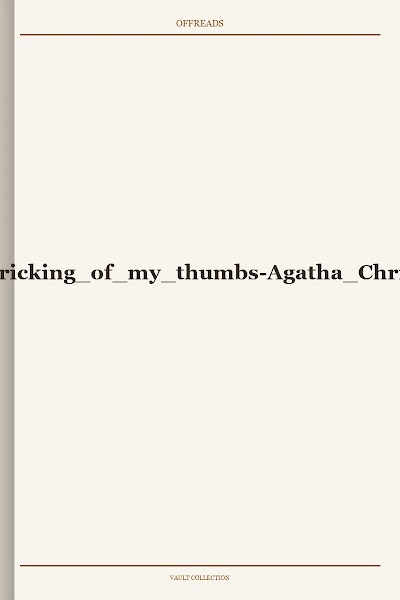 By the Pricking of My Thumbs Agatha Christie