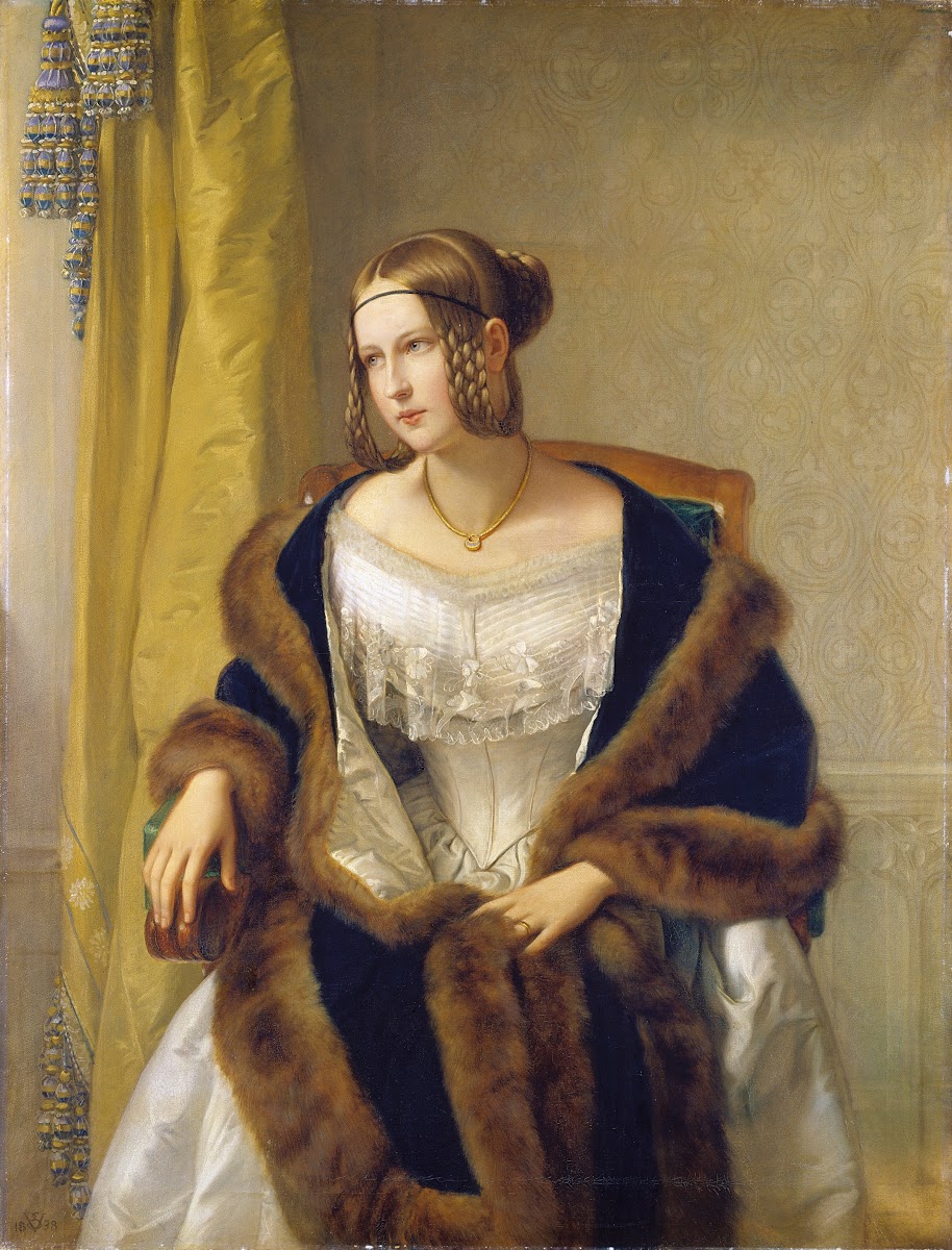 Portrait of the Baroness of Bernus 1838