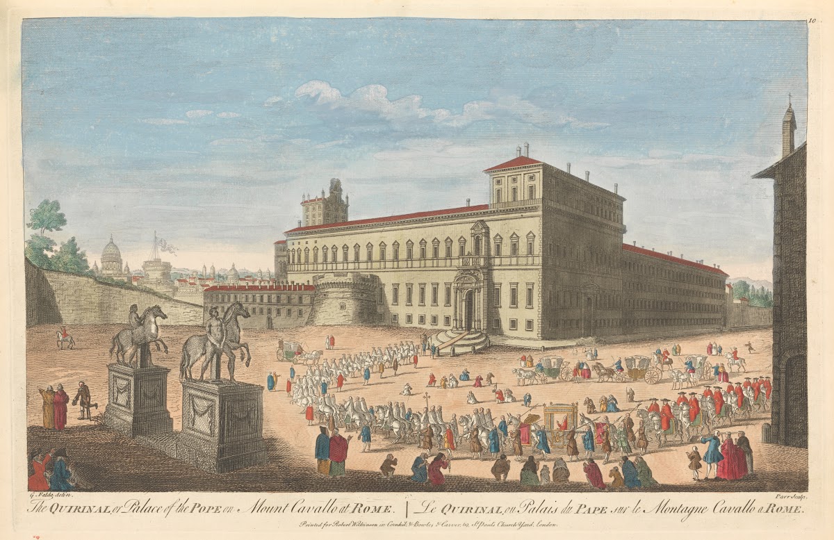 The Quirinal or Palace of the Pope on Mount Cavallo at Rome