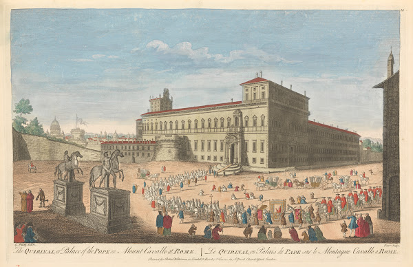 The Quirinal or Palace of the Pope on Mount Cavallo at Rome