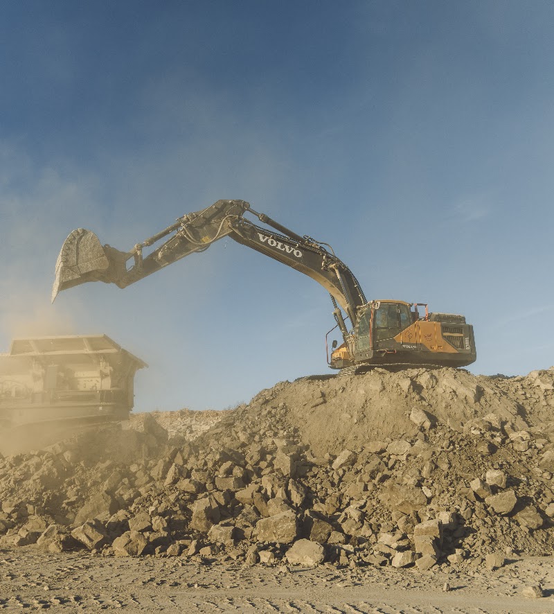 CP Excavating equipment at work