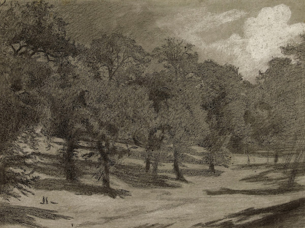 Paysage  orée dun bois 1935   1923