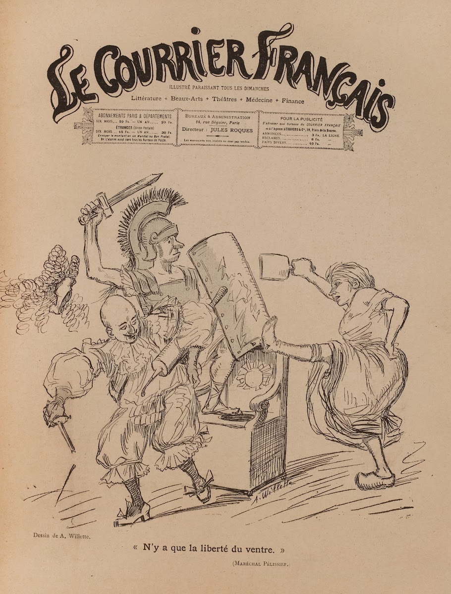 Le Courrier Français Ny a que la liberté du ventre