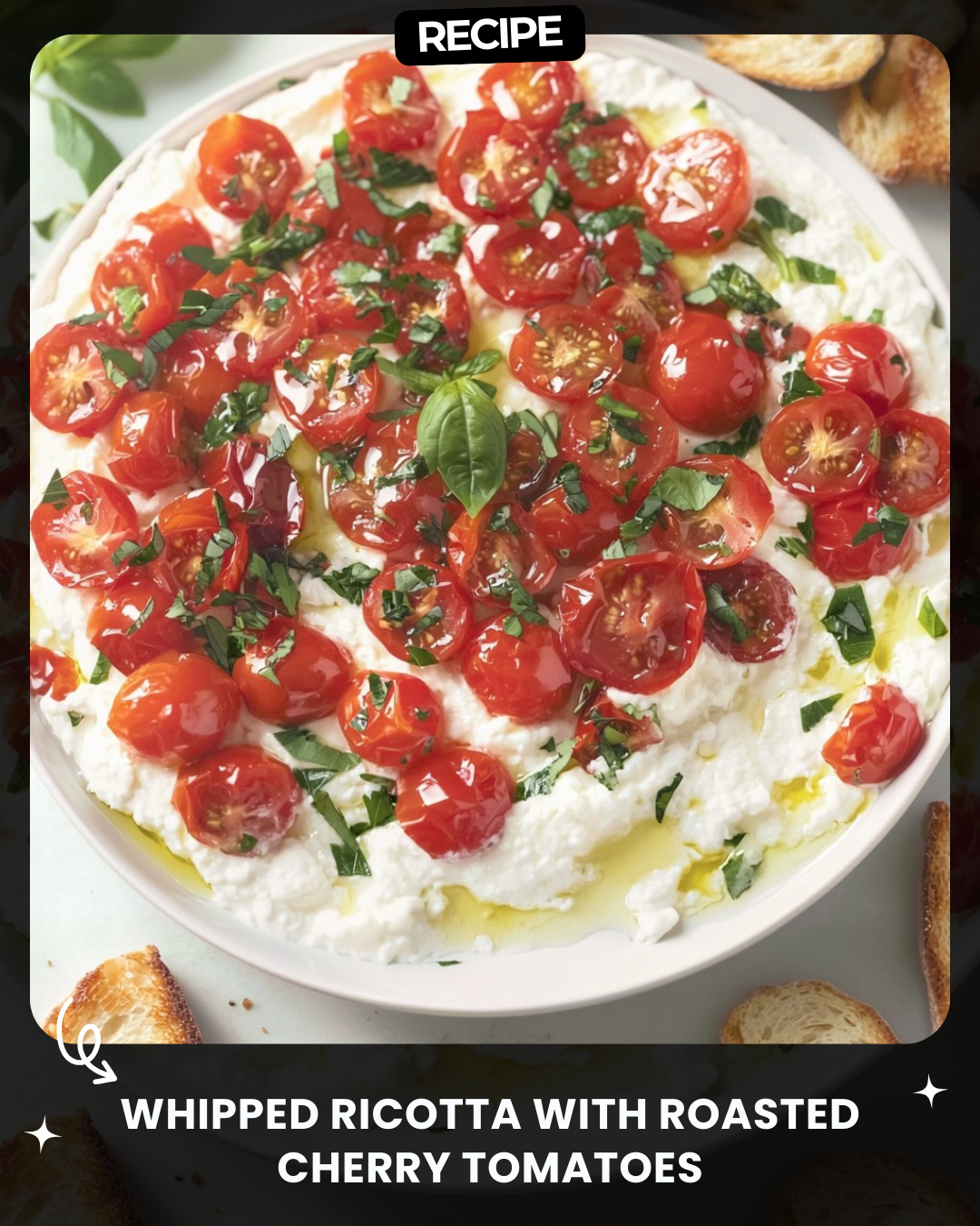 Whipped Ricotta with Roasted Cherry Tomatoes