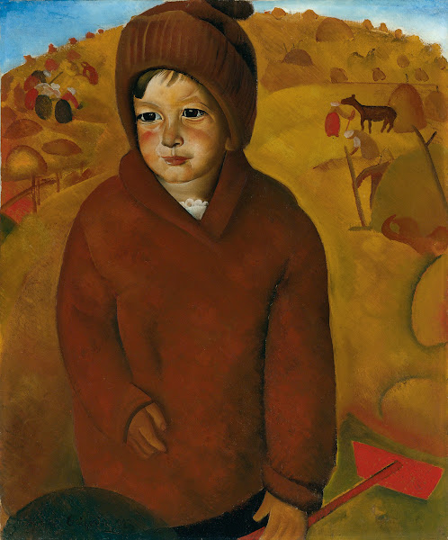 Boy At Harvest Time 1923
