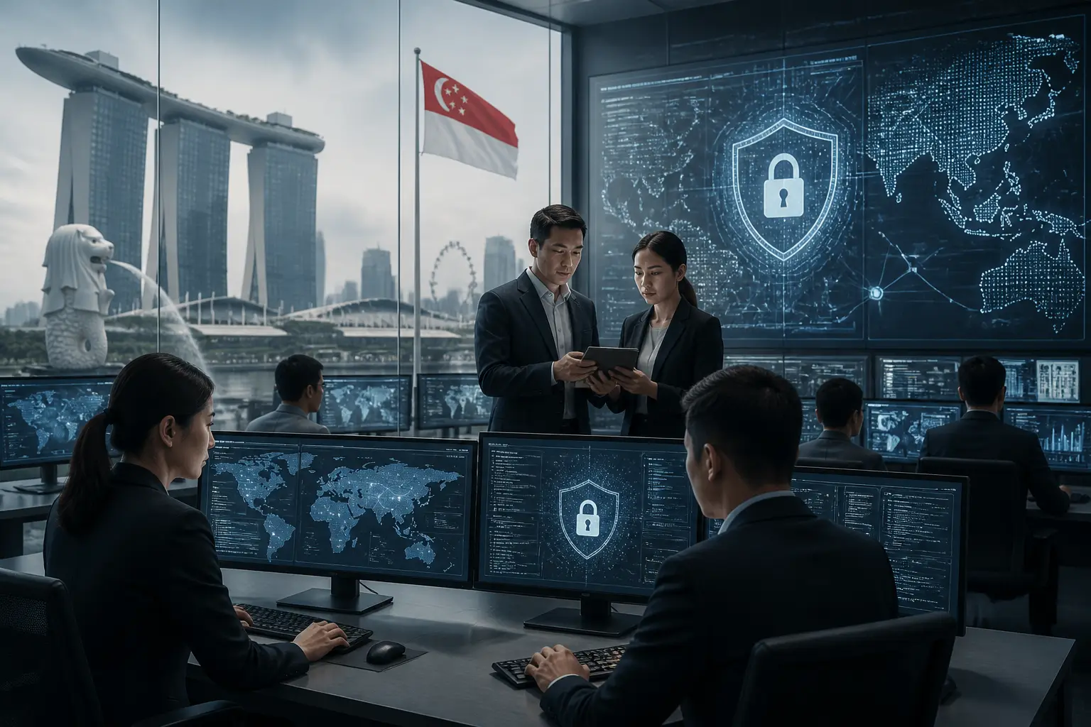 Editorial image for Singapore forms task force to strengthen defences against AI-enabled cyber threats