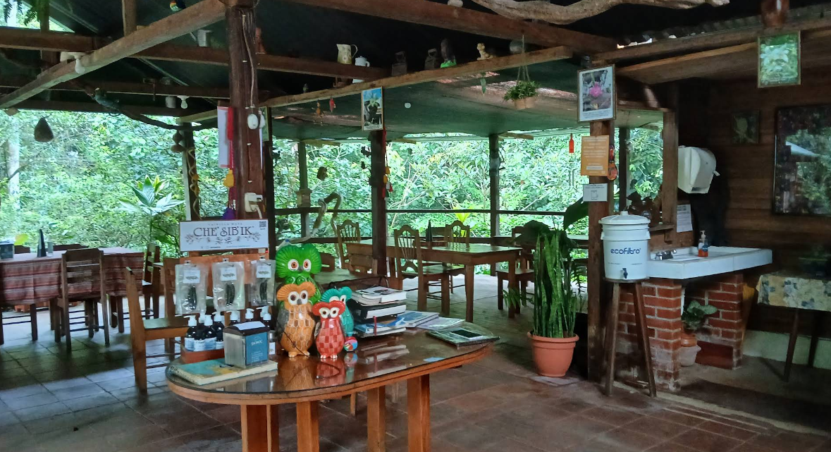 Mirador Cerro Sacmoc, vista de la finca