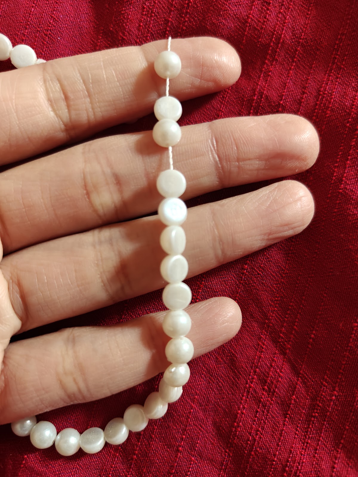 Half round 5mm white per line