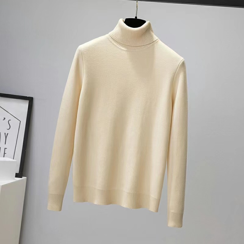 Women's turtleneck sweater, insulated, geometric pattern