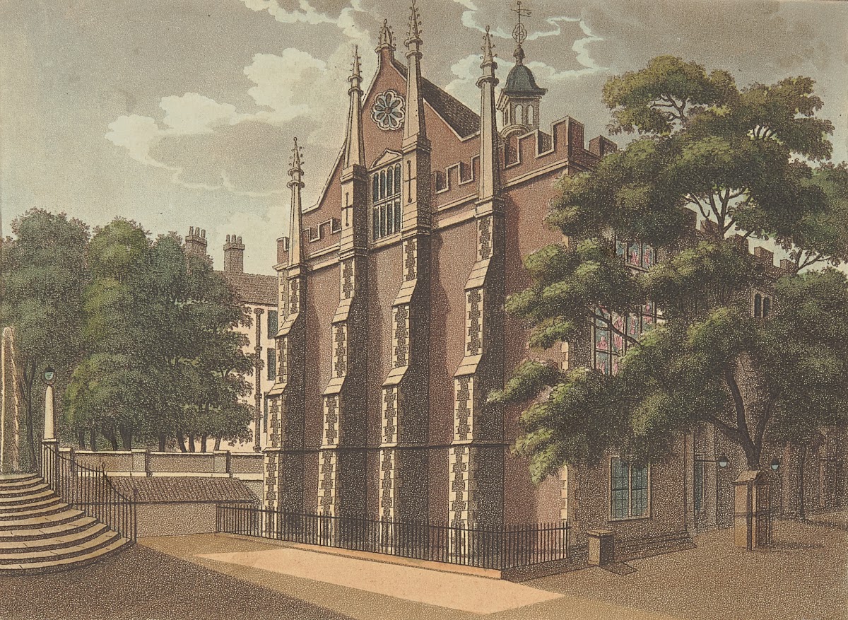 Southwest View of Middle Temple 1800
