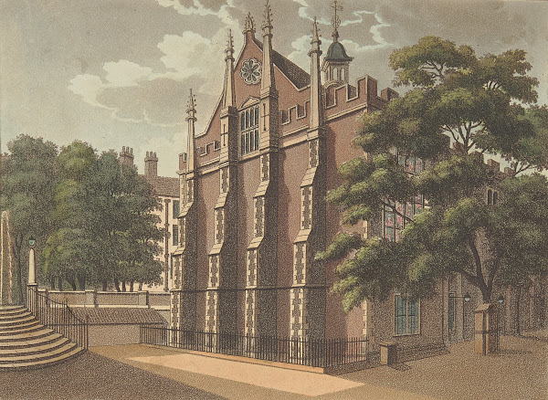 Southwest View of Middle Temple 1800