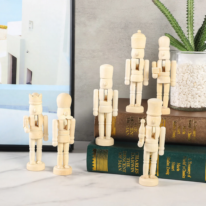 Wooden nutcracker blank for self-design
