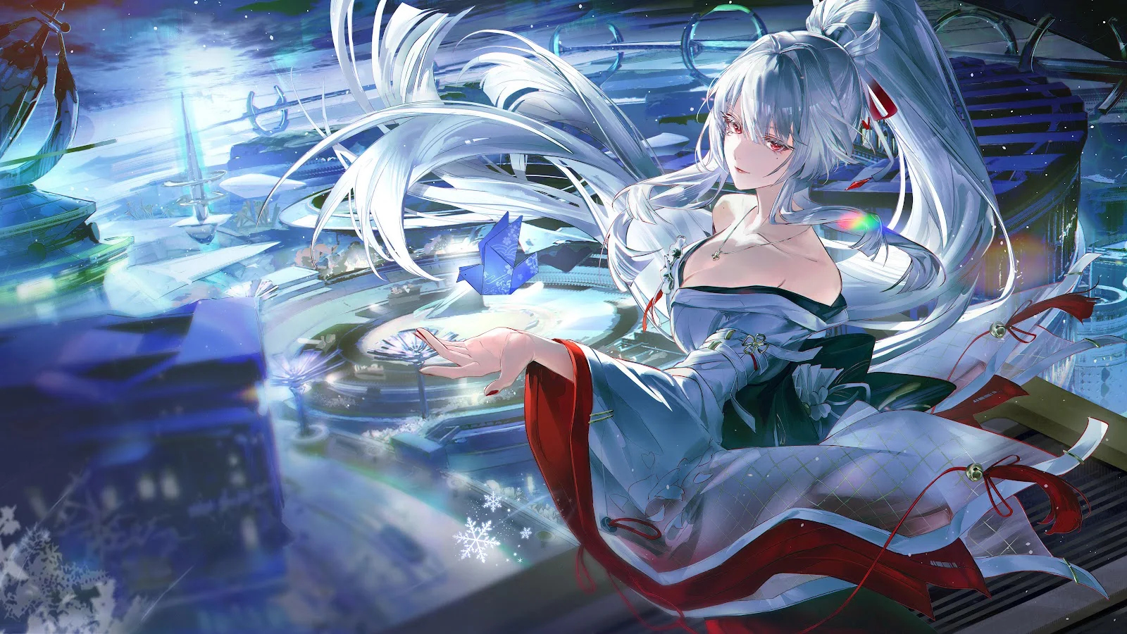 Jingliu From Honkai Star Rail - Anime Digital Art 8K Wallpaper (8000x4500)