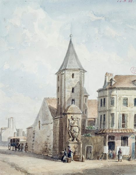 Tour dAlexandre restes de labbaye Saint Victor Tour dangle des bâtiments abbatia