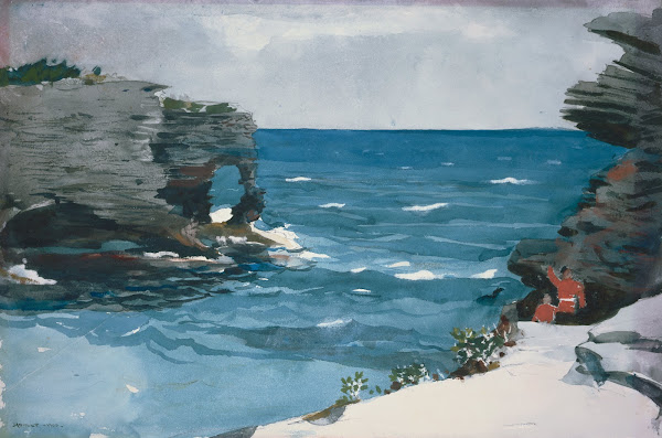 Rocky Shore Bermuda 1900
