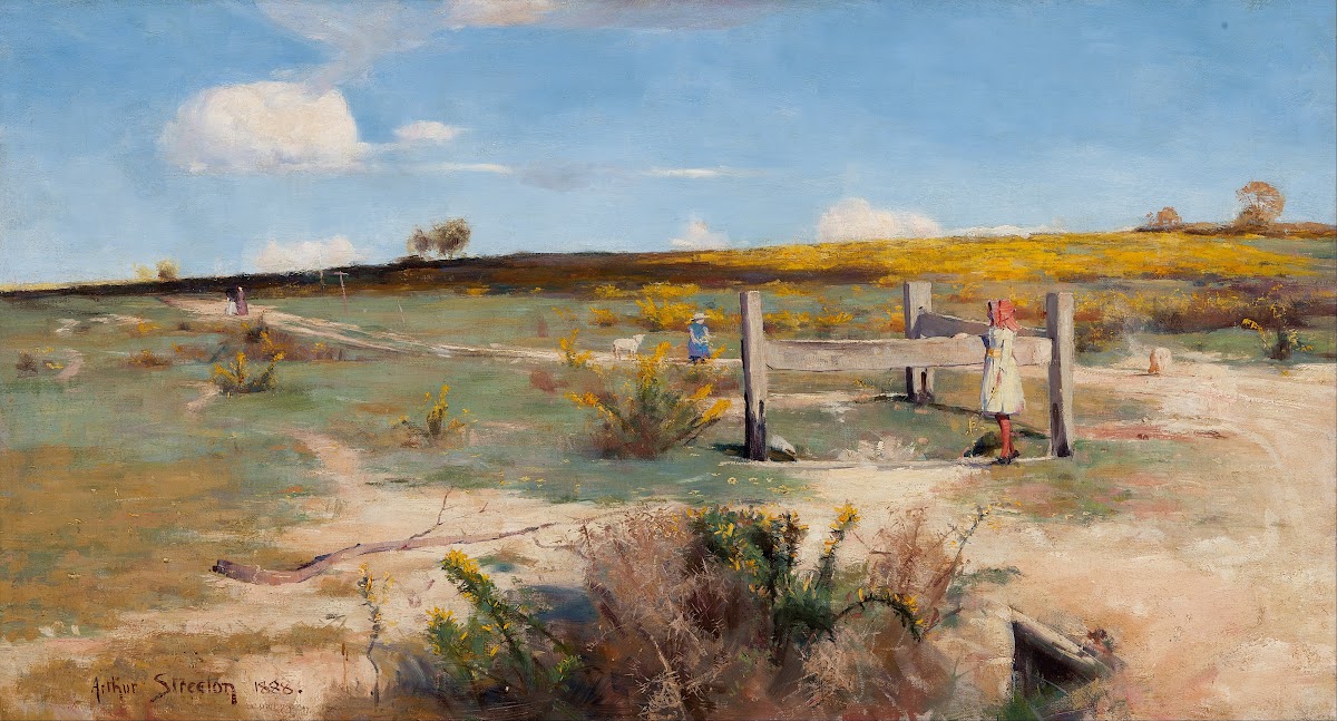 Early summergorse in bloom 1888