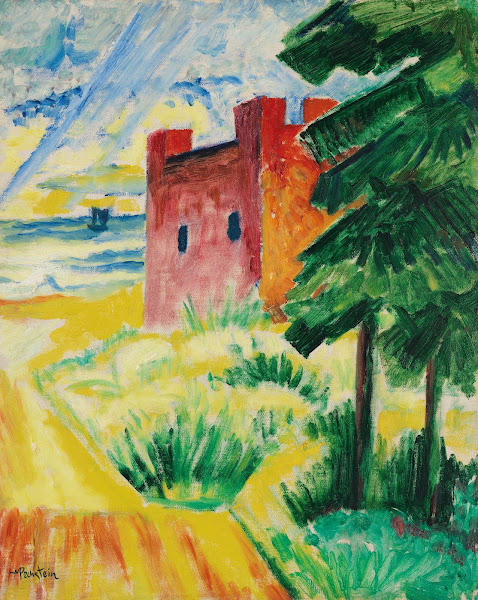 Rettungshaus in den Dünen 1920