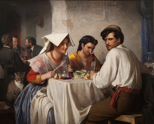 In a Roman Osteria 1866