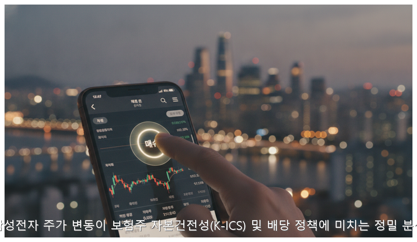 삼성전자 주가 변동이 보험주 자본건전성(K-ICS) 및 배당 정책에 미치는 정밀 분석 핵심 안내 및 분석 인포그래픽 (8)