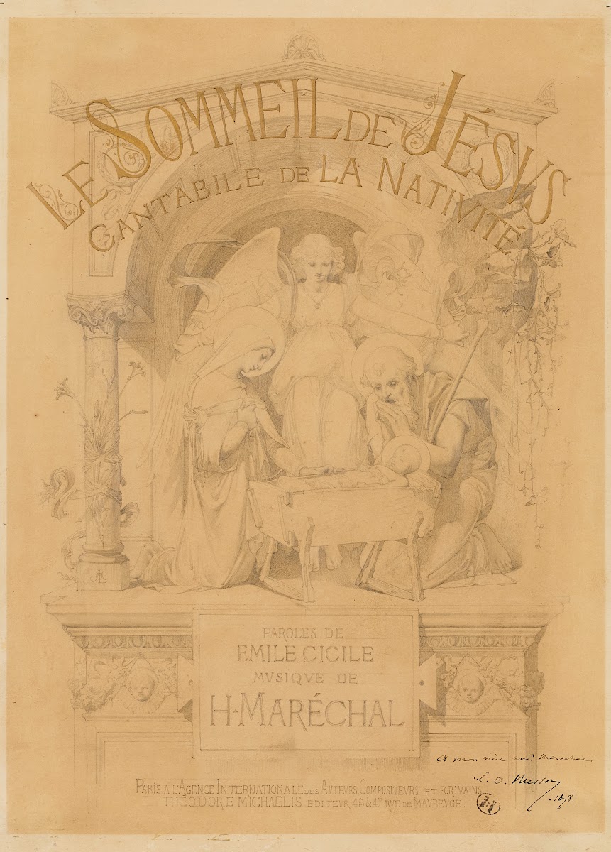 Page de couverture pour la mélodie Le sommeil de Jésus