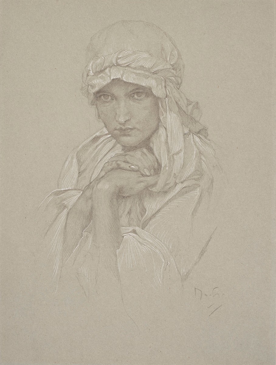 Portrait of the Artists Daughter in Slavic Dress