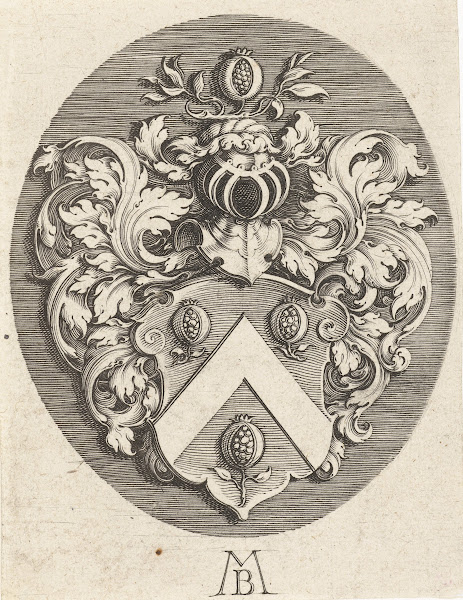 Onbekend wapenschild in ovaal 1611 1625