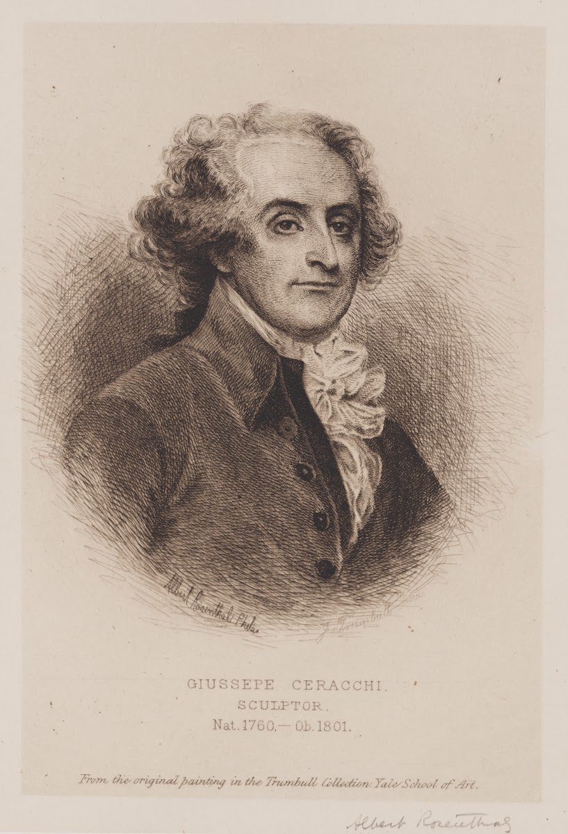 Giussepe Ceracchi sculptor After John Trumbull 1885 1910