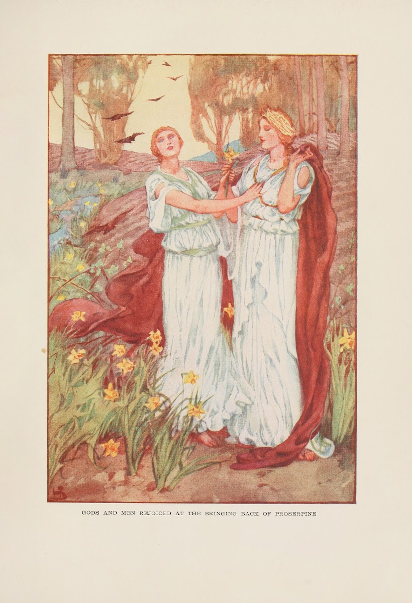 Gods and men rejoiced at the bringing back of Proserpine 1915
