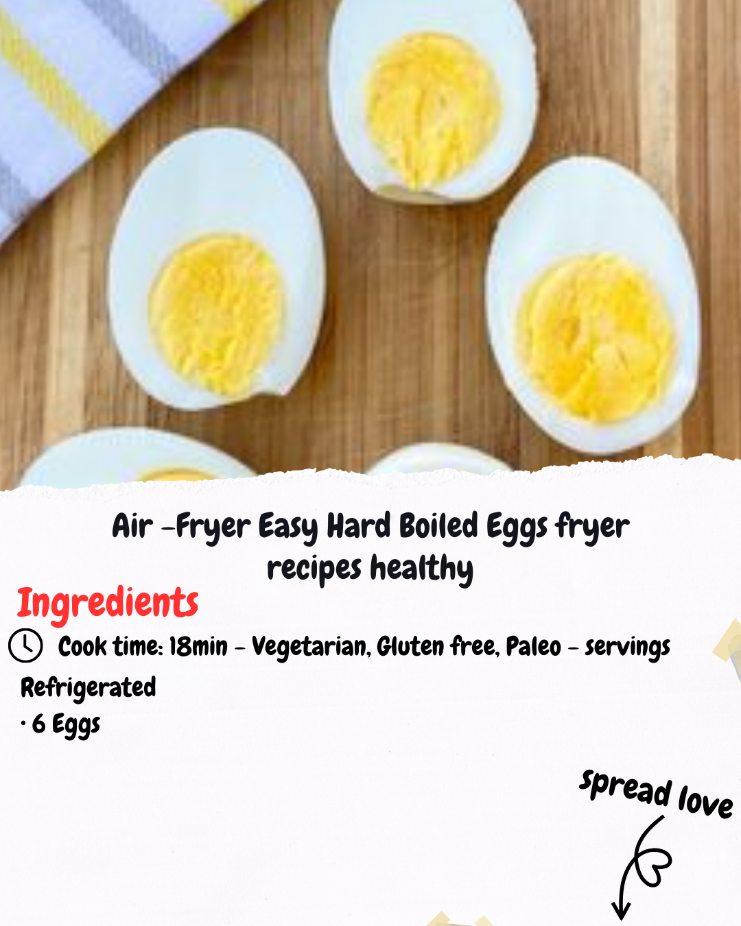 Air -Fryer Easy Hard Boiled Eggs fryer recipes healthy