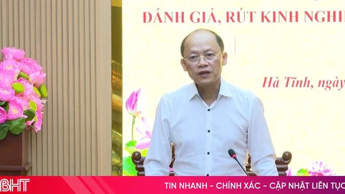 Thường trực HĐND tỉnh họp rút kinh nghiệm kỳ họp thứ 5 - Báo Hà Tĩnh
