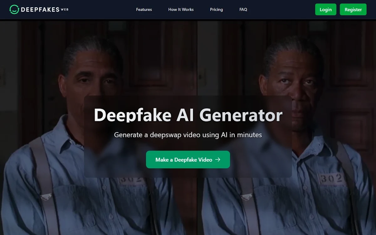 Captura de Deepfakesweb