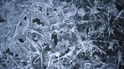 Black, Ice, Freezing, Frost, Black And White 5K iPhone Wallpaper Background