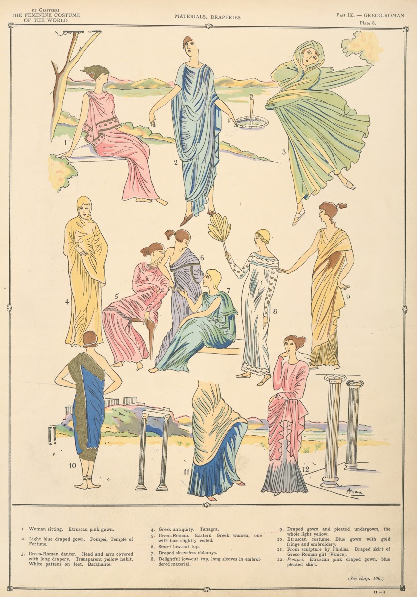 Greco Roman  Materials draperies 1926 1927
