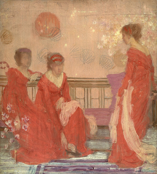Harmony In Flesh Colour And Red circa 1869
