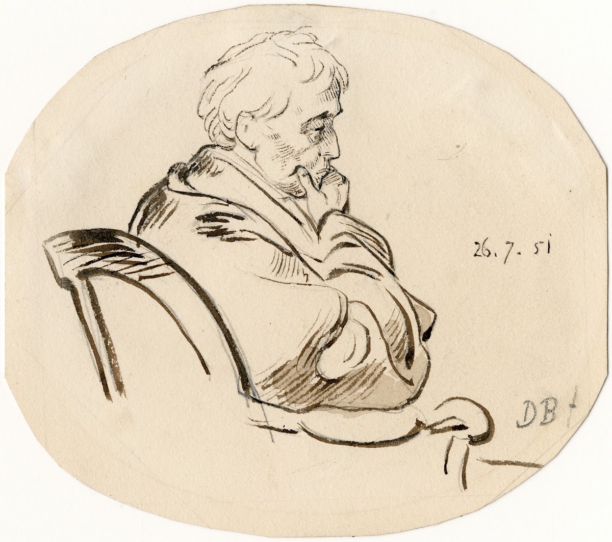Man in a chair 1851