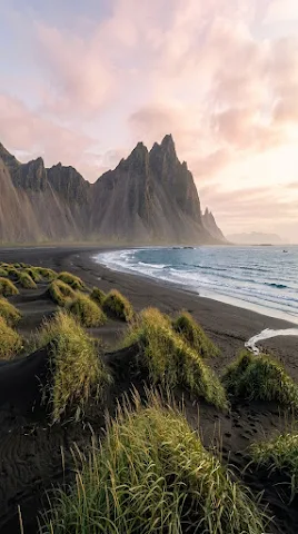Vestrahorn Mountain and Black Sand Beach