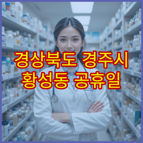 경상북도 경주시 황성동 공휴일 영업 약국 휴일에 운영하는 당번약국 위치