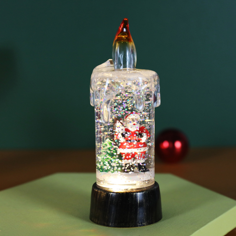 Christmas Snow Globe Night Lights with Lighting