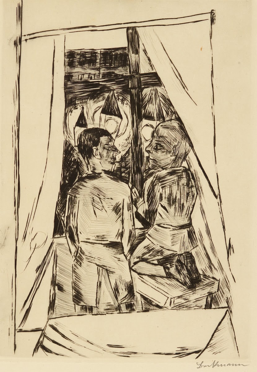 Kinder am Fenster 1922