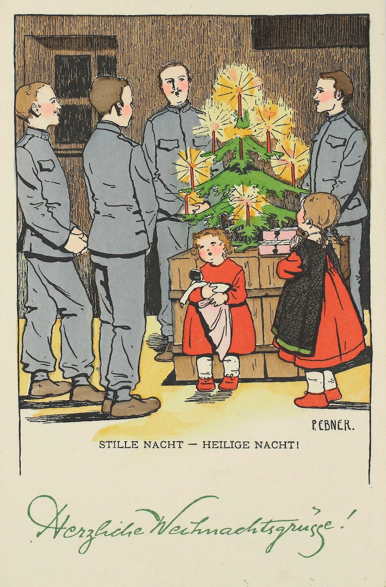 Stille Nacht  heilige Nacht Herzliche Weihnachtsgrüsse 1914