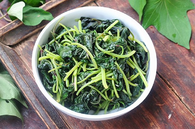 Rau Lang Xào Tỏi Đơn Giản