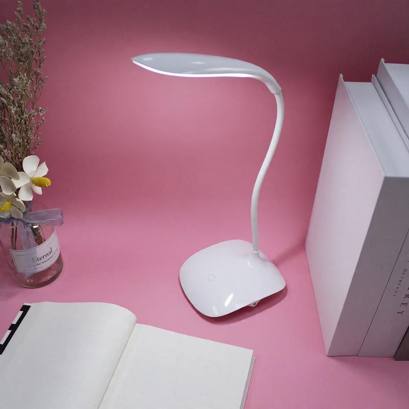 LED-Klemmleuchte, 3 Helligkeitsstufen, USB-aufladbar