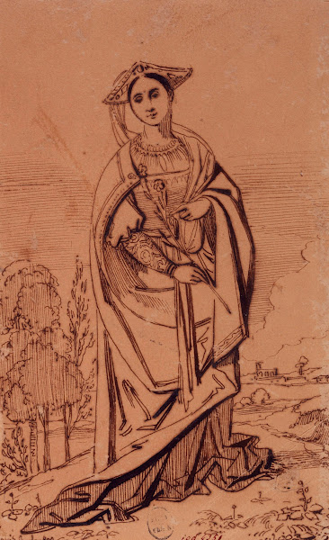 Figure de sainte dans le goût du XVIème siècle 1806   1867